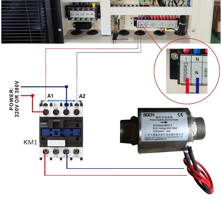 schema-montare-rezistenta-electrica-poma-de-caldura